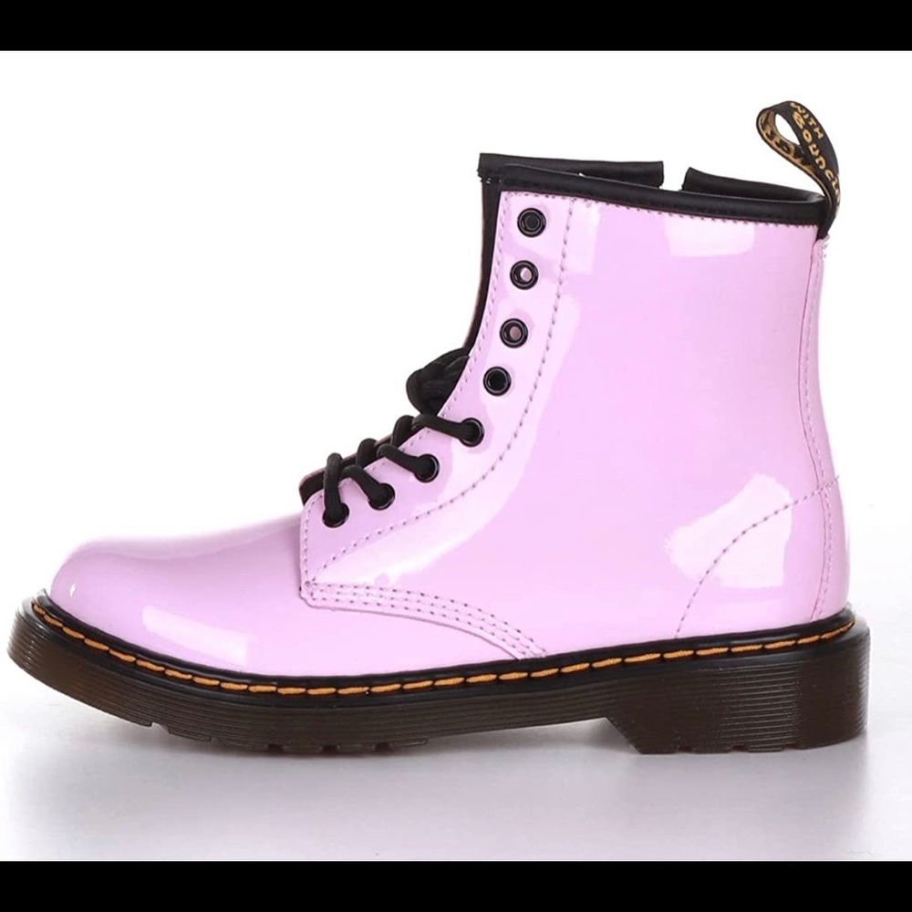 Pink Dr. Marten’s 1460 Patent Boot
